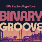 Binary Groove Font - Featured Image