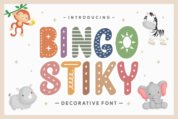 Bingo Stiky Font - Featured Image