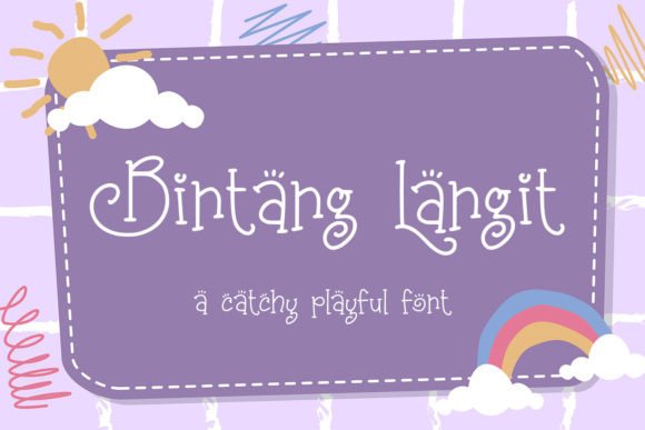 Bintang Langit Font - Featured Image