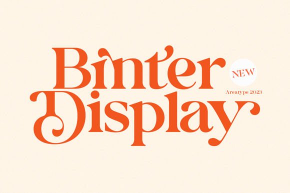 Binter Display Font - Featured Image