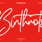 Binthrots Script Font - Featured Image