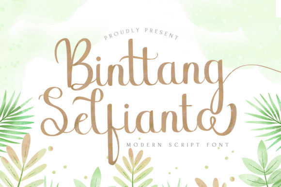 Binttang Selfianto Font - Featured Image