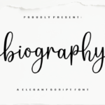 Biography Font - Featured Image