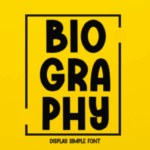 Biography Font - Featured Image
