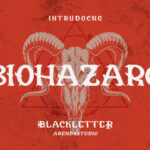Biohazard Font - Featured Image