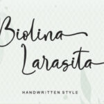 Biolina Larasita Font - Featured Image
