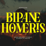 Bipane Homeris Font - Featured Image