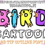 Bird Cartoon Font - Featured Image