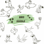 Bird Doodle Font - Featured Image