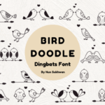 Bird Doodle Font - Featured Image