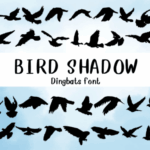 Bird Shadow Font - Featured Image