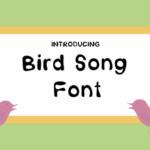 Bird Song Font - Featured Image