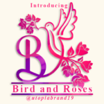 Bird and Roses Monogram Font - Featured Image