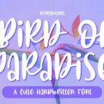 Bird of Paradise Font - Featured Image