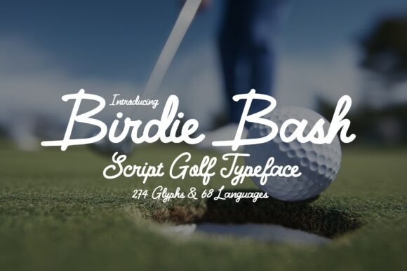 Birdie Bash Font - Featured Image