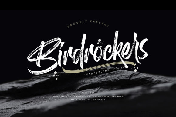 Birdrockers Font - Featured Image