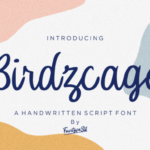 Birdzcage Font - Featured Image