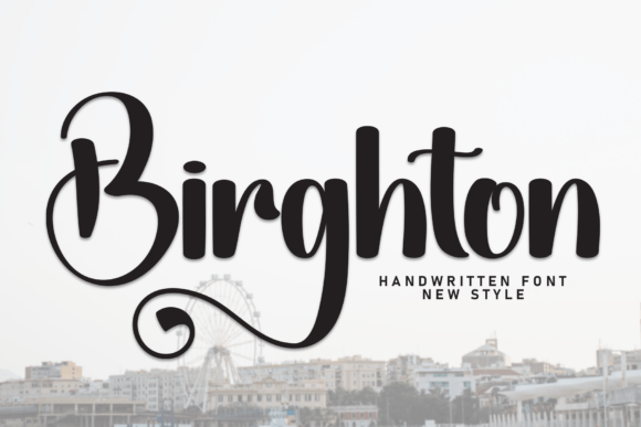 Birghton Font Font - Featured Image