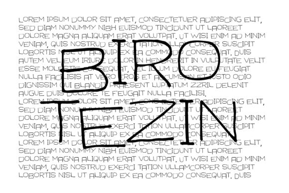 Birotezin Font - Featured Image