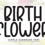 Birth Flower Font - Featured Image