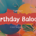 Birthday Baloon Font - Featured Image