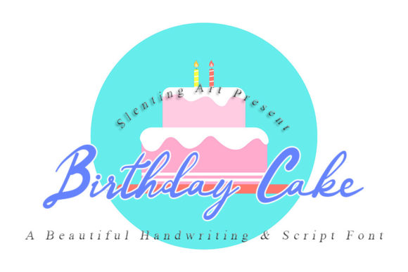 Birthday Cake Font - Featured Image