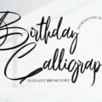 Birthday Calligraphy Font - Featured Image