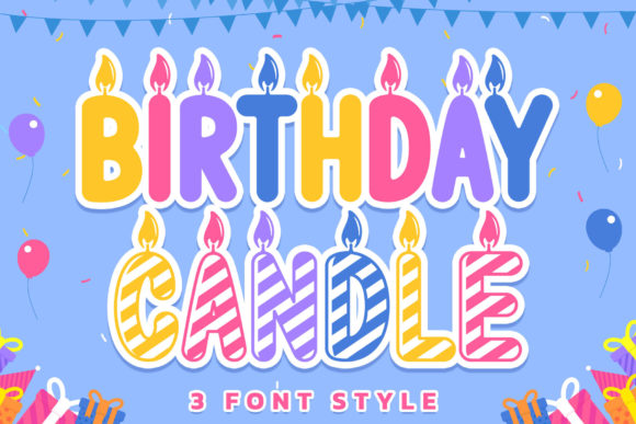 Birthday Candle Font - Featured Image