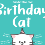 Birthday Cat Font - Featured Image