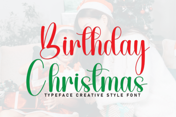 Birthday Christmas Font - Featured Image