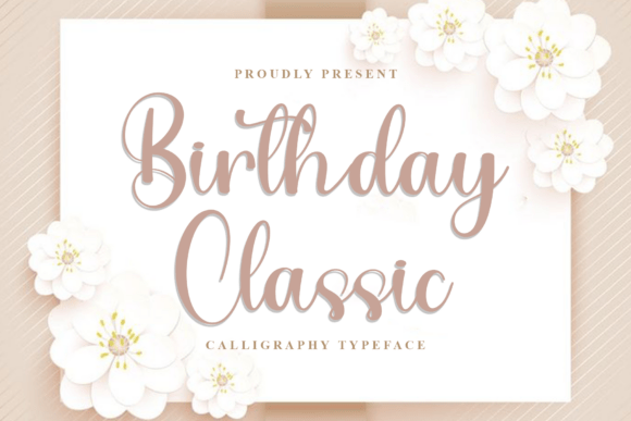Birthday Classic Font - Featured Image
