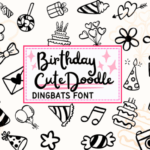 Birthday Cute Doodle Font - Featured Image