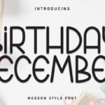 Birthday December Font - Featured Image