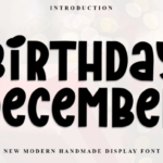 Birthday December Font - Featured Image