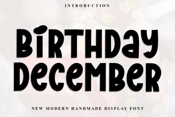 Birthday December Font - Featured Image