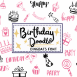 Birthday Doodle Font - Featured Image