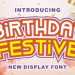 Birthday Festive Font - Featured Image