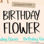 Birthday Flower Font - Featured Image
