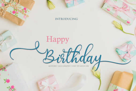 Birthday Font - Featured Image
