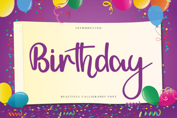 Birthday Font - Featured Image