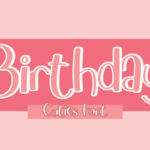 Birthday Font - Featured Image