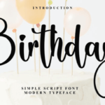 Birthday Font - Featured Image