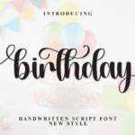 Birthday Font - Featured Image