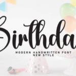 Birthday Font - Featured Image