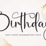 Birthday Font - Featured Image