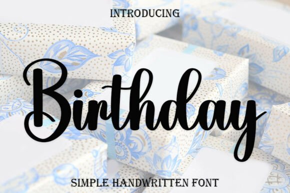 Birthday Font - Featured Image