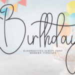 Birthday Font - Featured Image