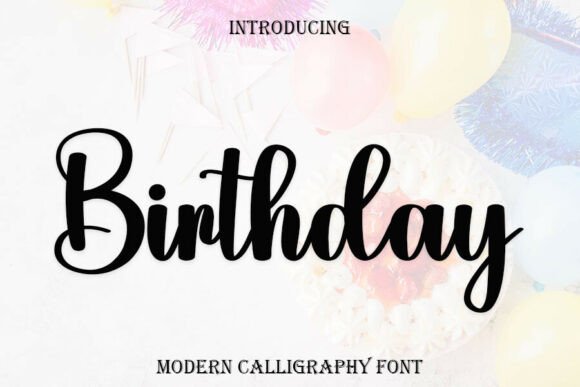 Birthday Font - Featured Image