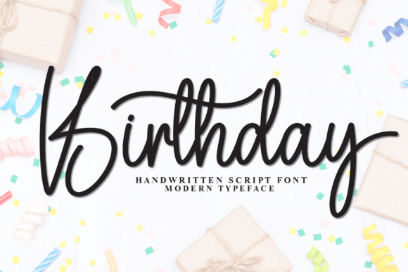 Birthday Font - Featured Image