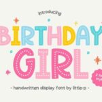 Birthday Girl Font - Featured Image